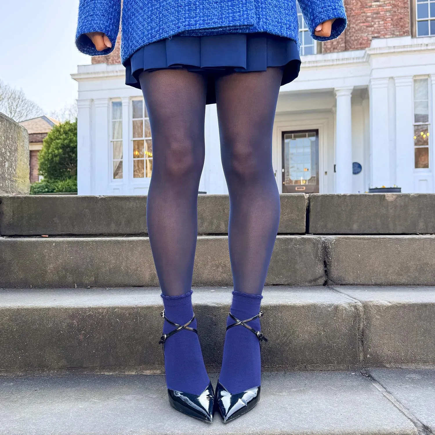 Sheer 30 Den Pantyhose - Navy sold by Snag Tights product image thumbnail 5