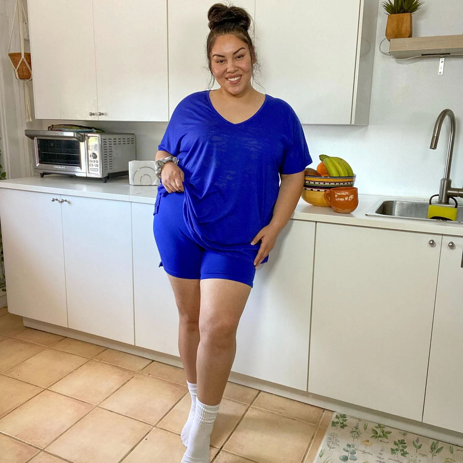 Burnout Sleep T-Shirt & Shorts Bundle in Arabesque sold by Snag Tights product image thumbnail 4