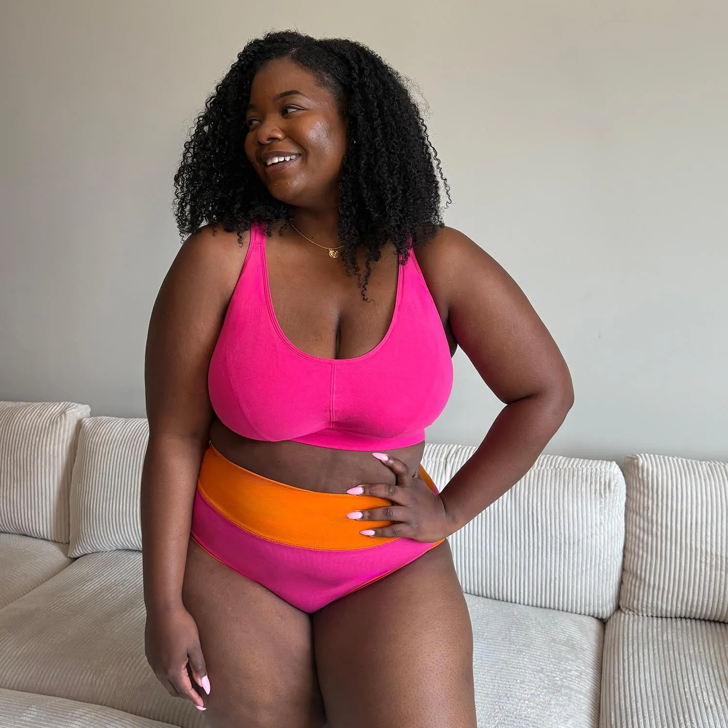 Organic Cotton Full Brief Duo Knickers - Barbara & Papaya sold by Snag Tights product image thumbnail 3