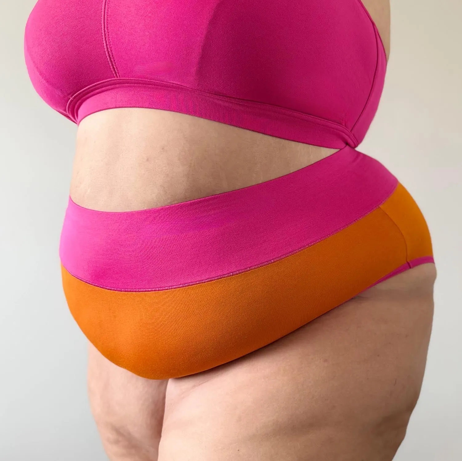Organic Cotton Full Brief Duo Knickers - Papaya & Barbara sold by Snag Tights product image thumbnail 2