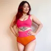 Organic Cotton Full Brief Duo Knickers - Papaya & Barbara sold by Snag Tights