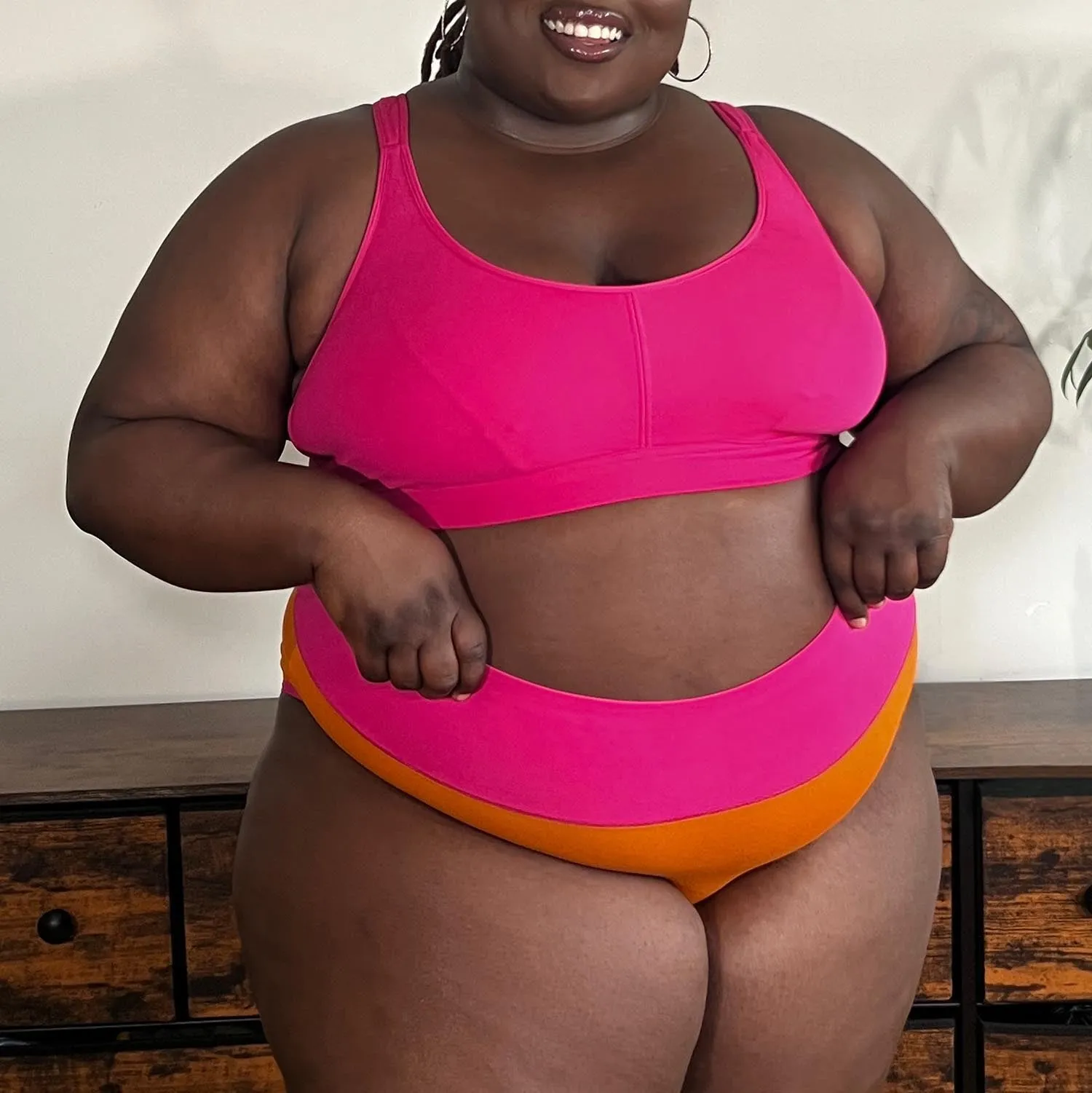 Organic Cotton Full Brief Duo Knickers - Papaya & Barbara sold by Snag Tights product image thumbnail 3