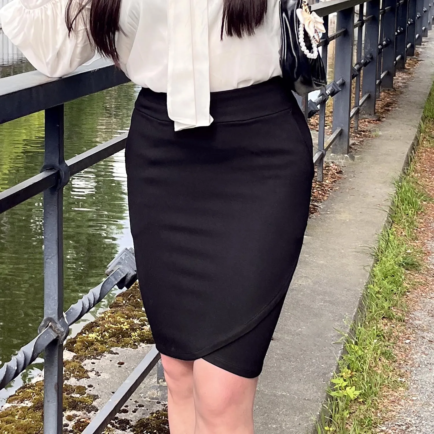 Tulip Mini Skirt - Black sold by Snag Tights product image thumbnail 5