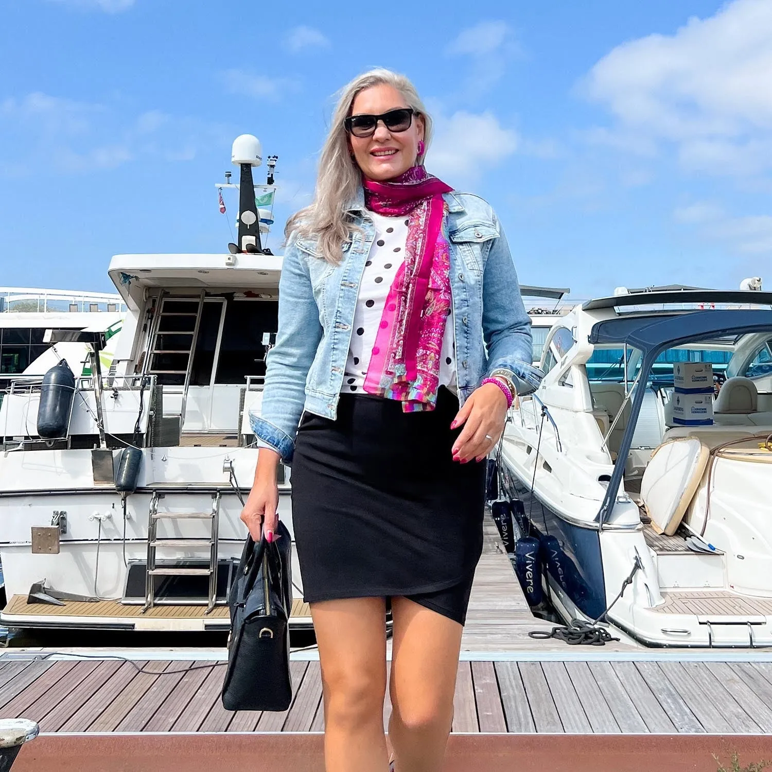 Tulip Mini Skirt - Black sold by Snag Tights product image thumbnail 3