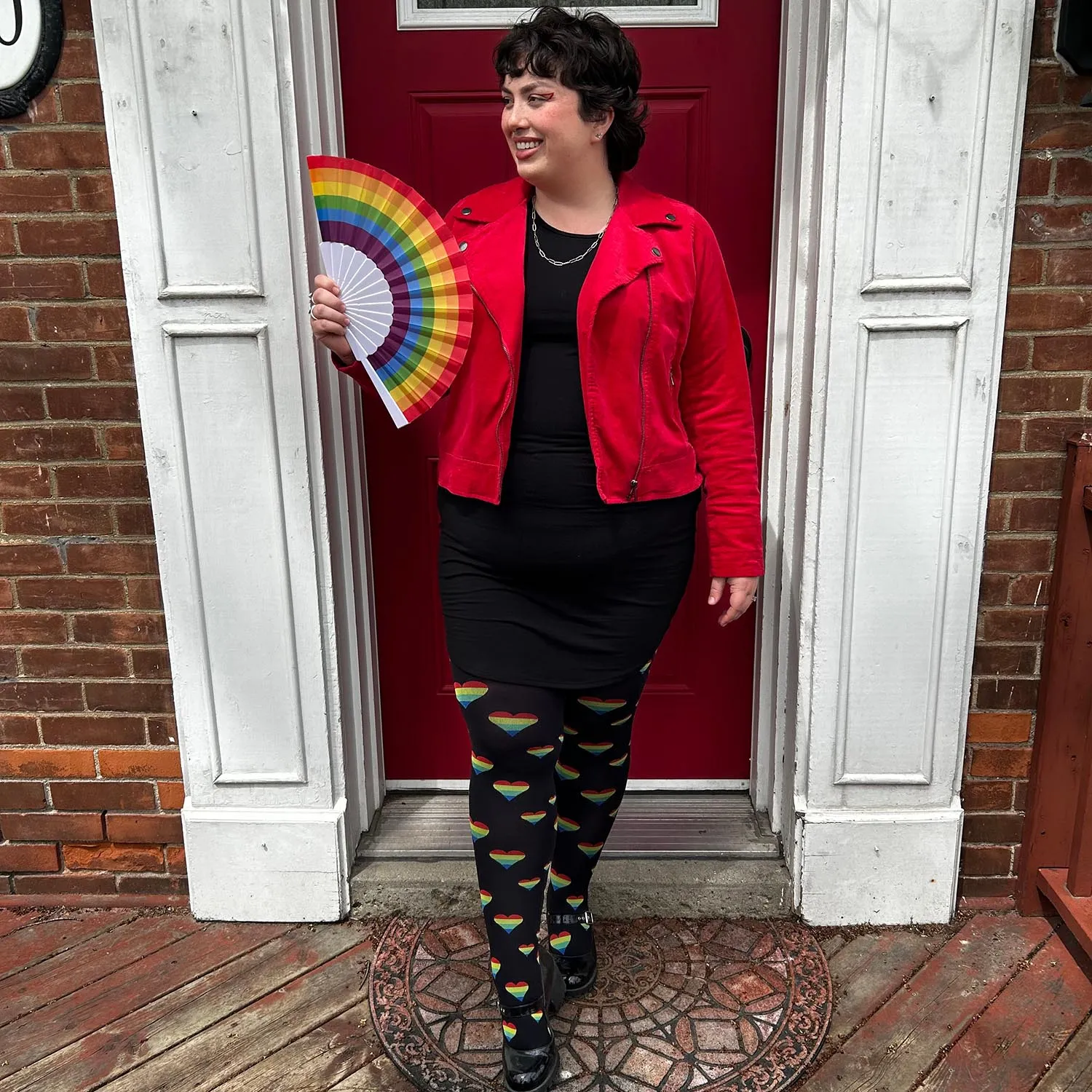 Pride Tights - Love is Love sold by Snag Tights product image thumbnail 3