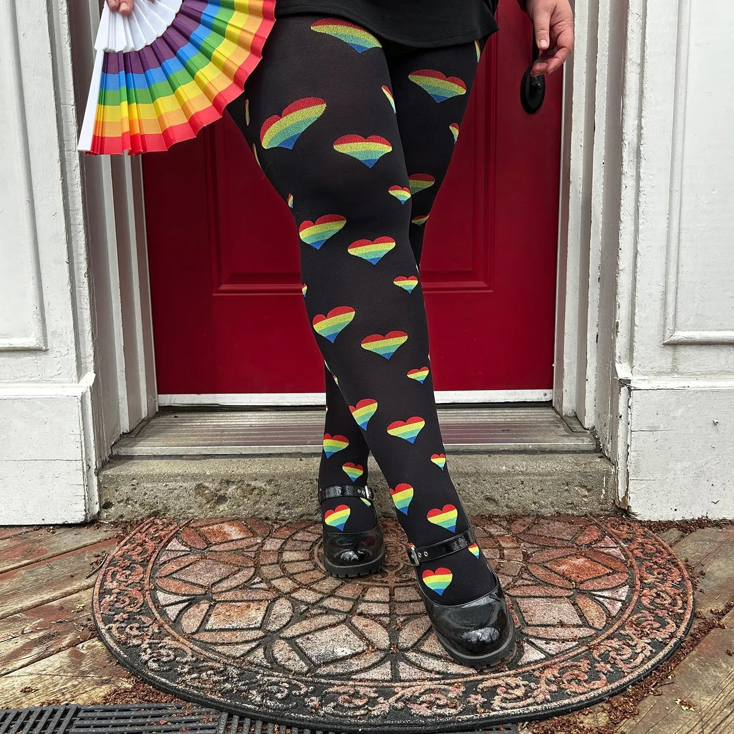 Pride Tights - Love is Love sold by Snag Tights product image thumbnail 2