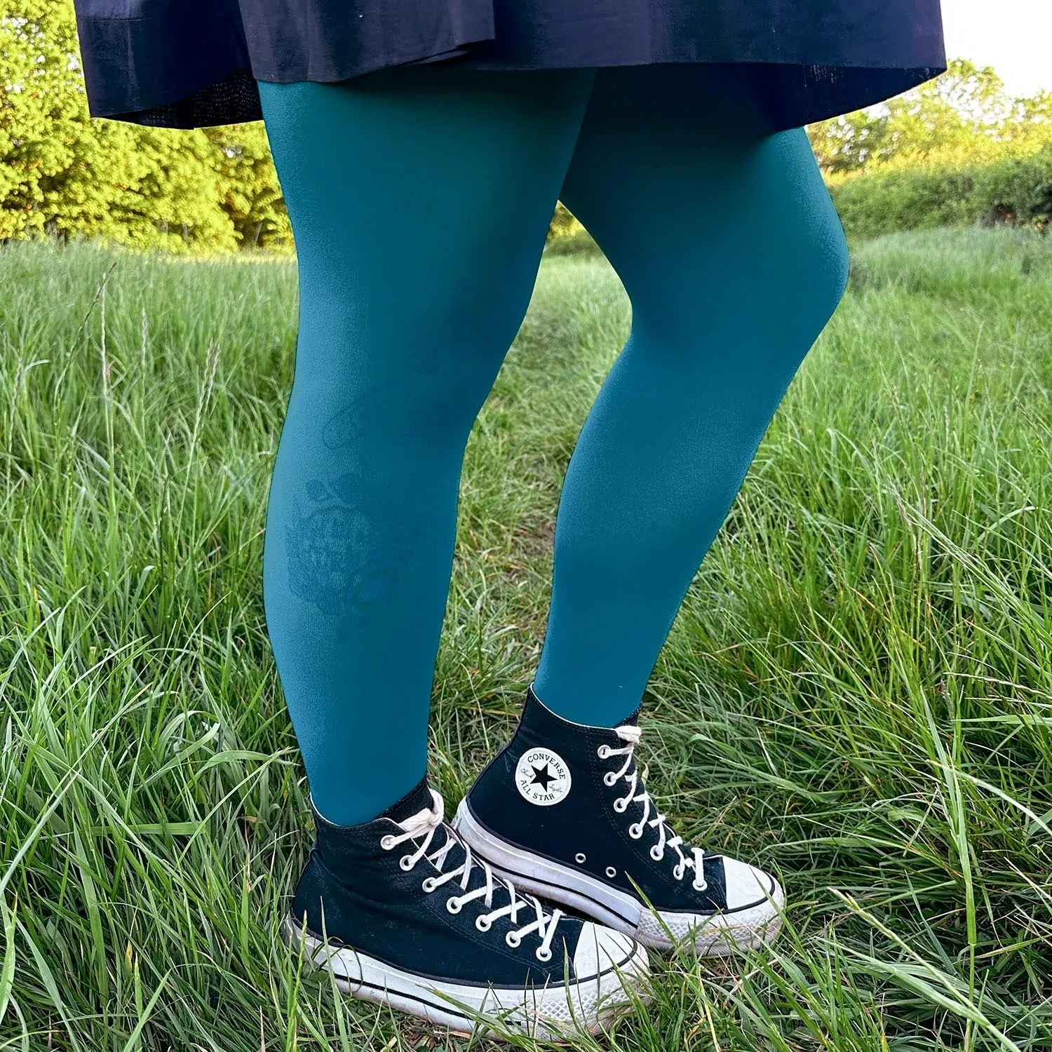 Semi-Opaque 50 Den Tights - Petrol Blue sold by Snag Tights product image thumbnail 3