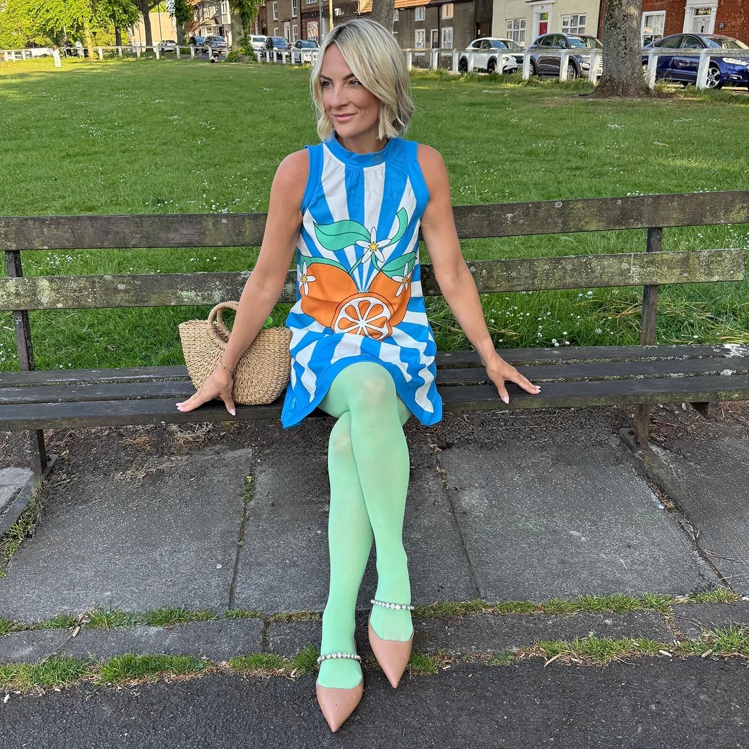 Semi-Opaque 50 Den Tights - Twister sold by Snag Tights product image thumbnail 3