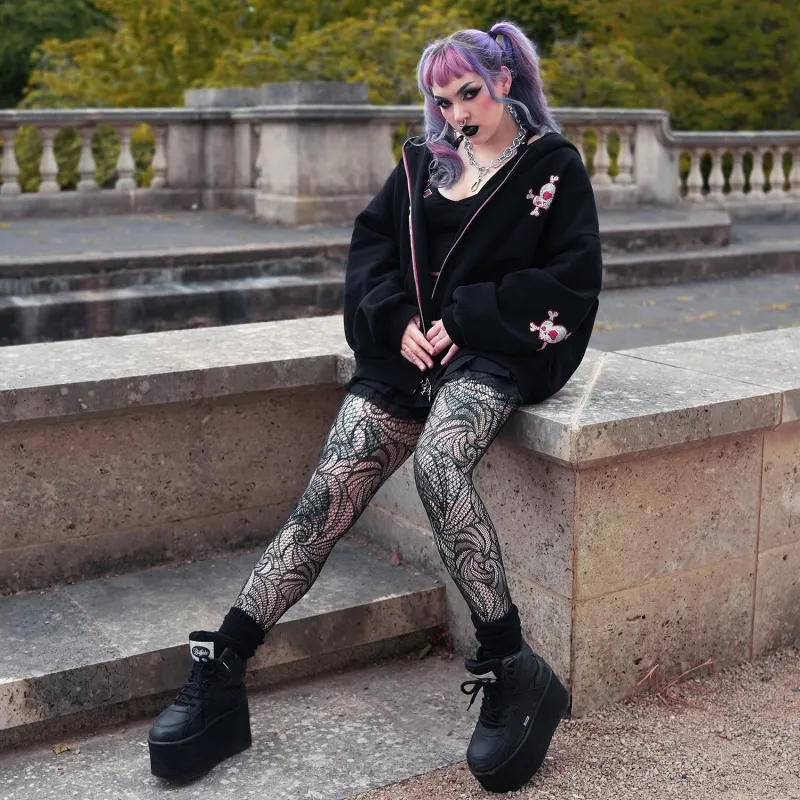 Thighs The Limit Fishnets - Timewarp - Black sold by Snag Tights