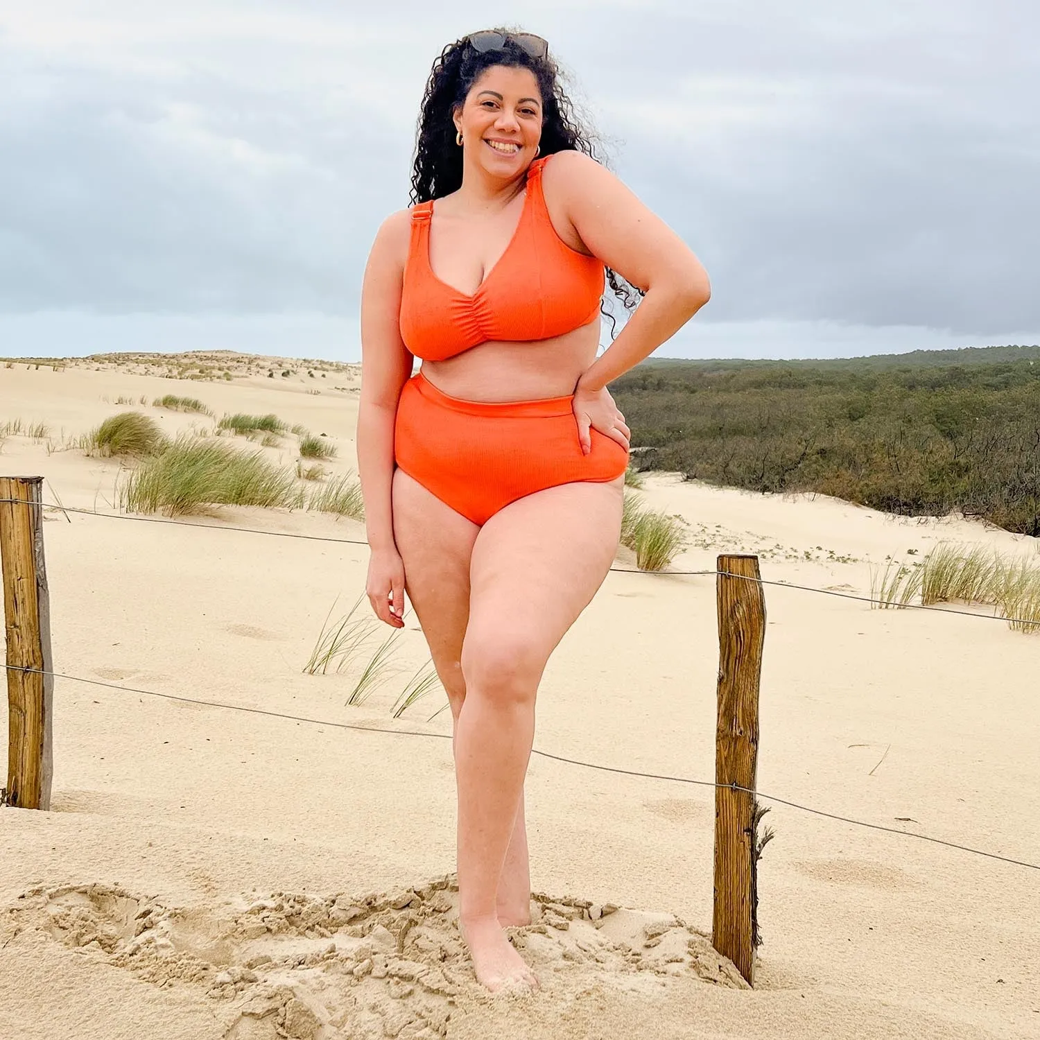 Tidelands Bikini Top - Zest sold by Snag Tights product image thumbnail 4