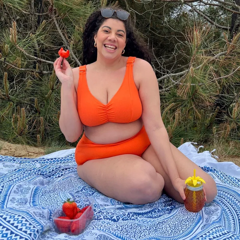 Tidelands Bikini Top - Zest sold by Snag Tights