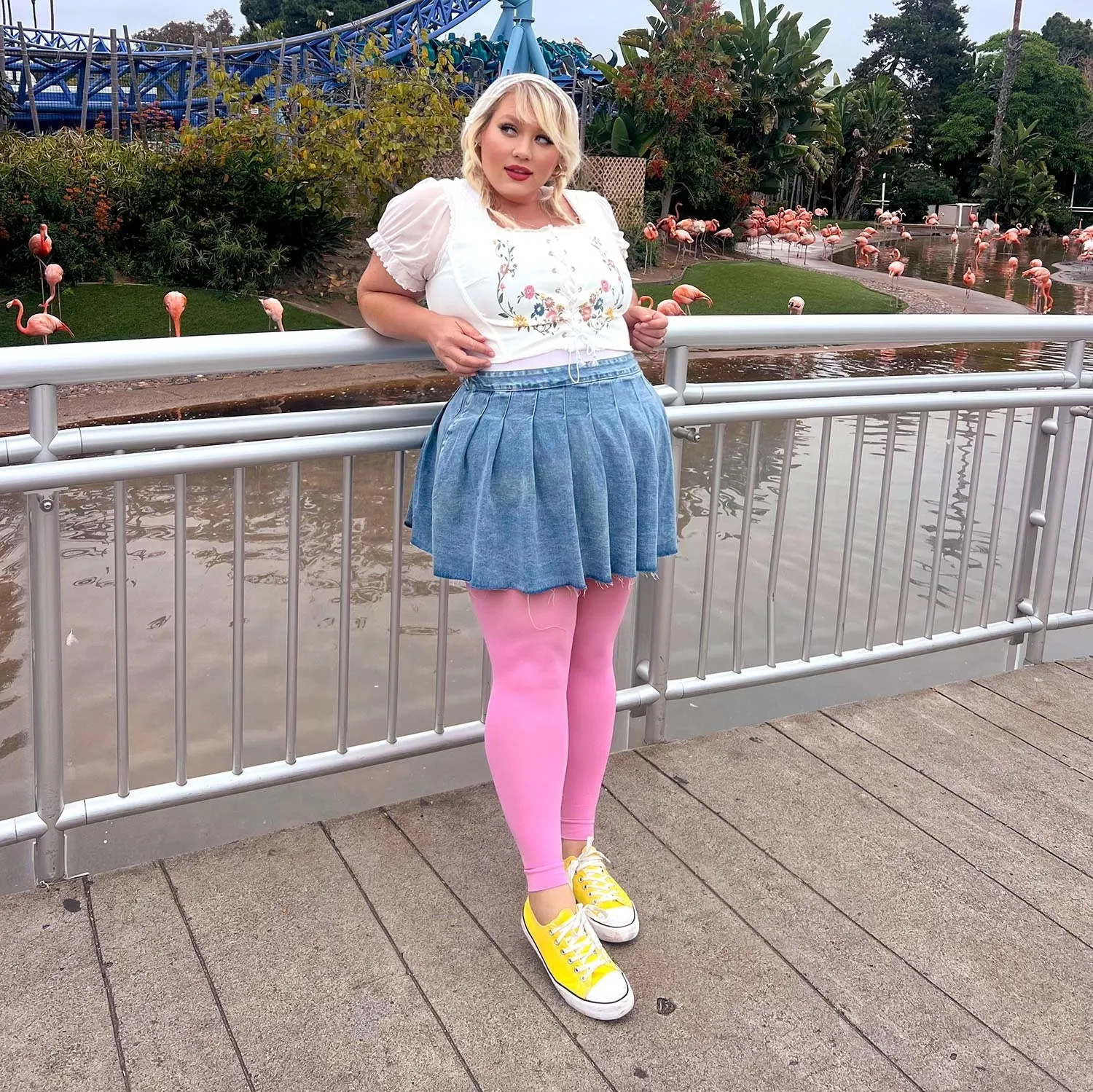 Footless Tights - Dragon Fruit sold by Snag Tights