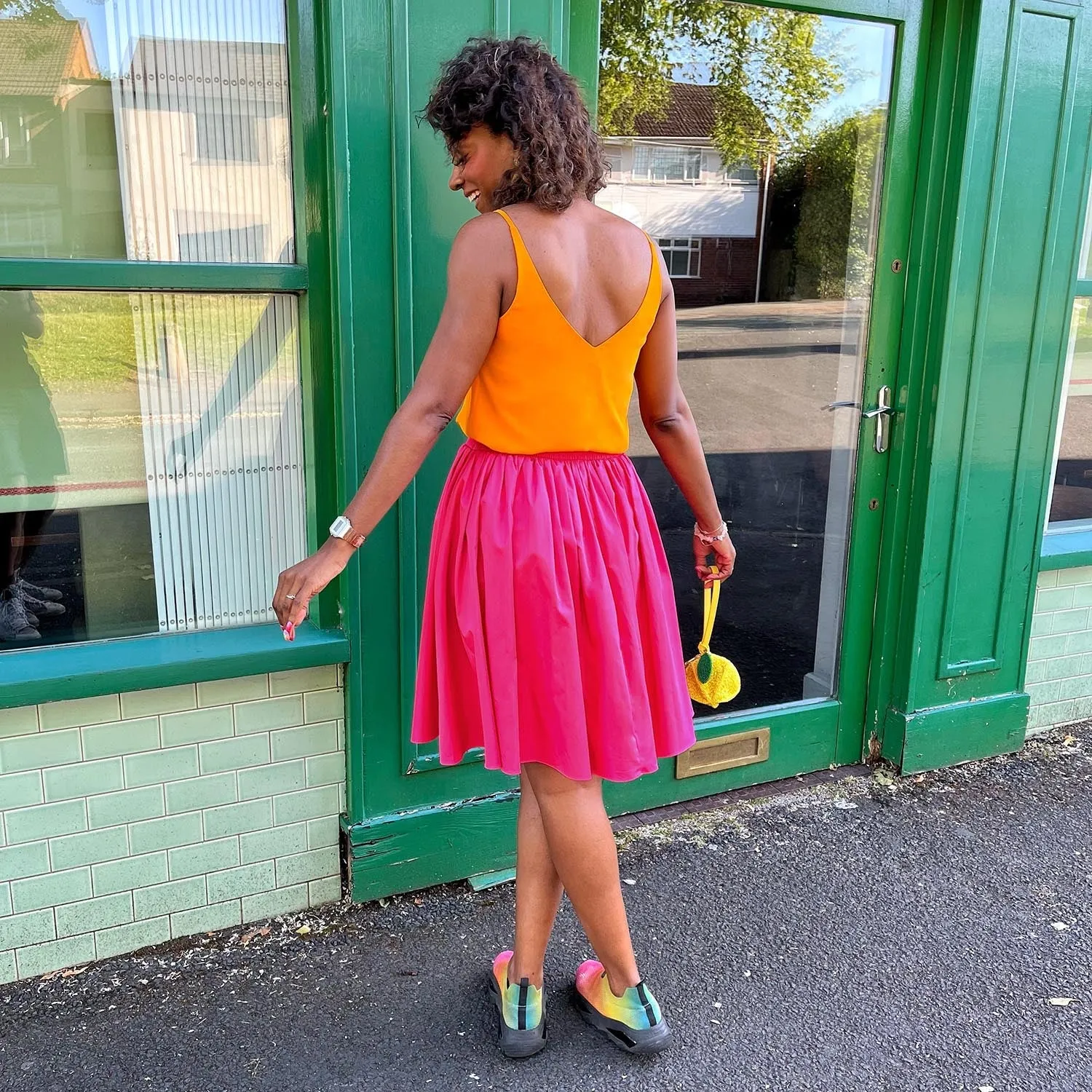 Poplin Skirt - Bubblegum sold by Snag Tights product image thumbnail 5