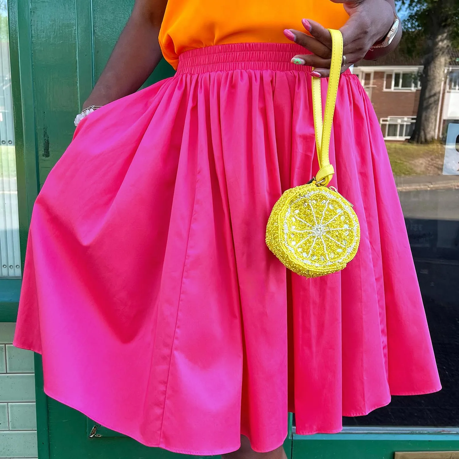 Poplin Skirt - Bubblegum sold by Snag Tights product image thumbnail 3