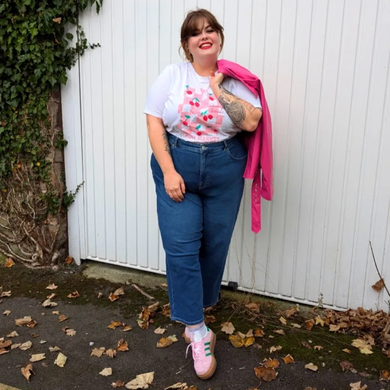 Organic Mom Jeans - Atlantic sold by Snag Tights