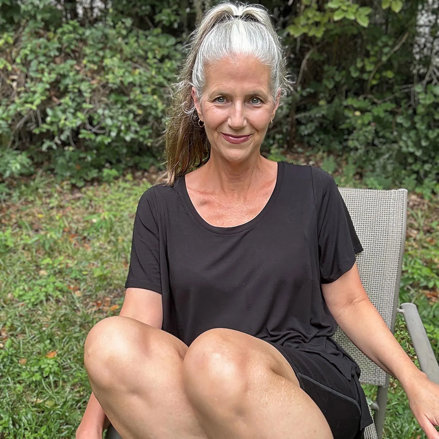 Bamboo Lounge Tee - Black sold by Snag Tights product image thumbnail 4