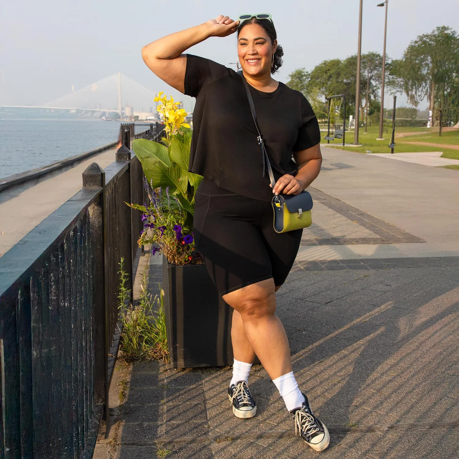 Lightweight Crew Neck Tee - Black sold by Snag Tights product image thumbnail 3