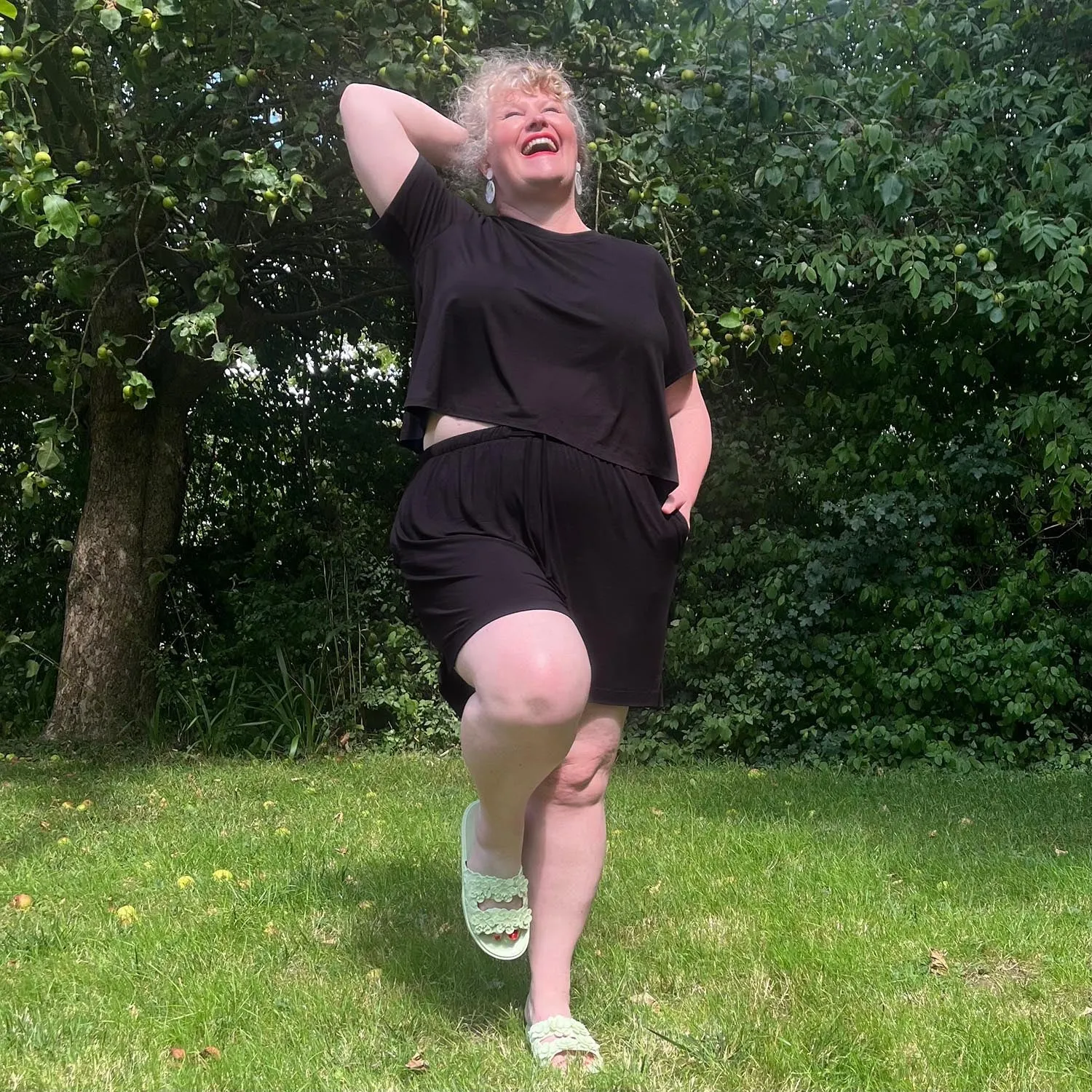 Lightweight Crew Neck Tee - Black sold by Snag Tights product image thumbnail 5