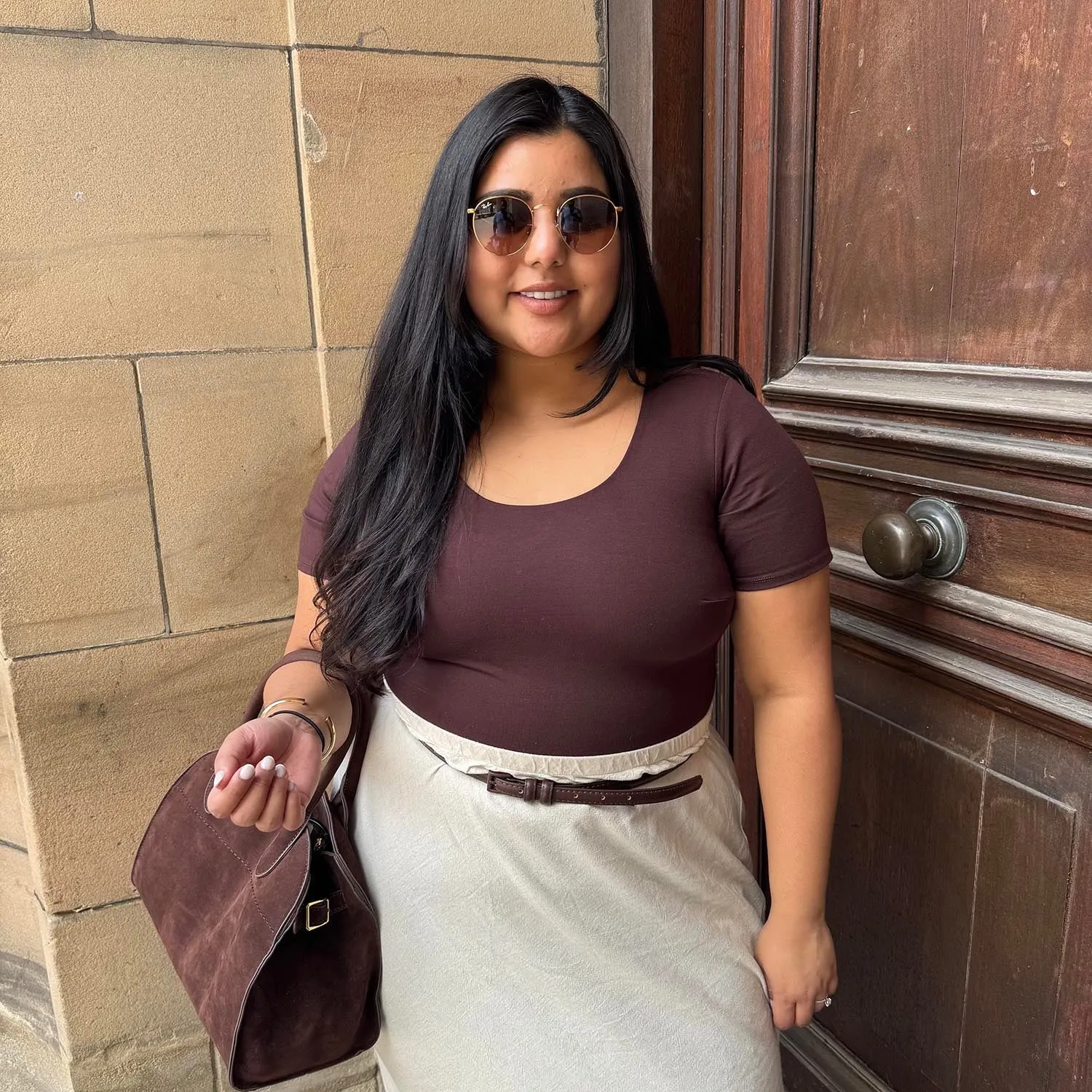 Short Sleeve Cotton Bodysuit - Harmonious sold by Snag Tights