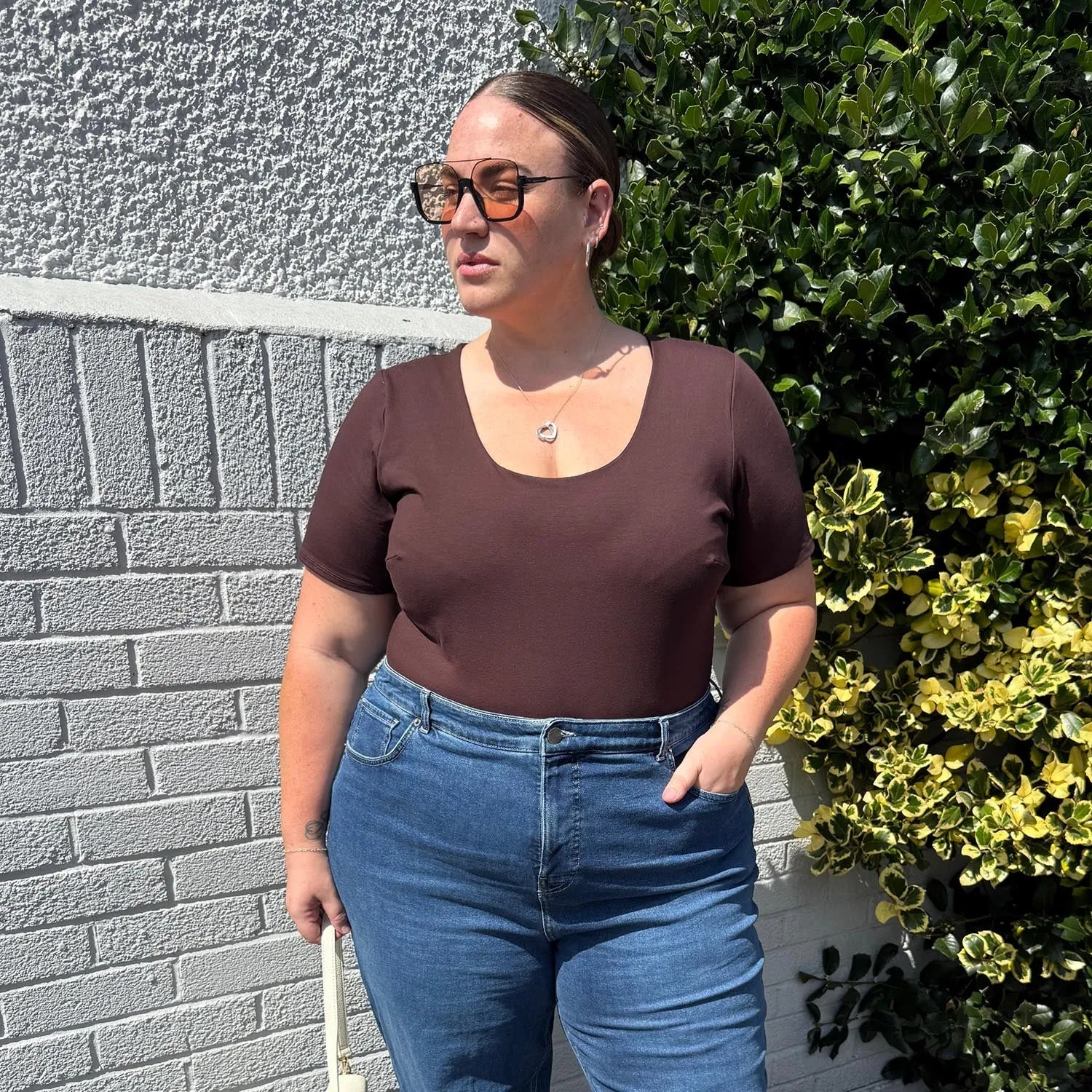 Short Sleeve Cotton Bodysuit - Harmonious sold by Snag Tights product image thumbnail 2