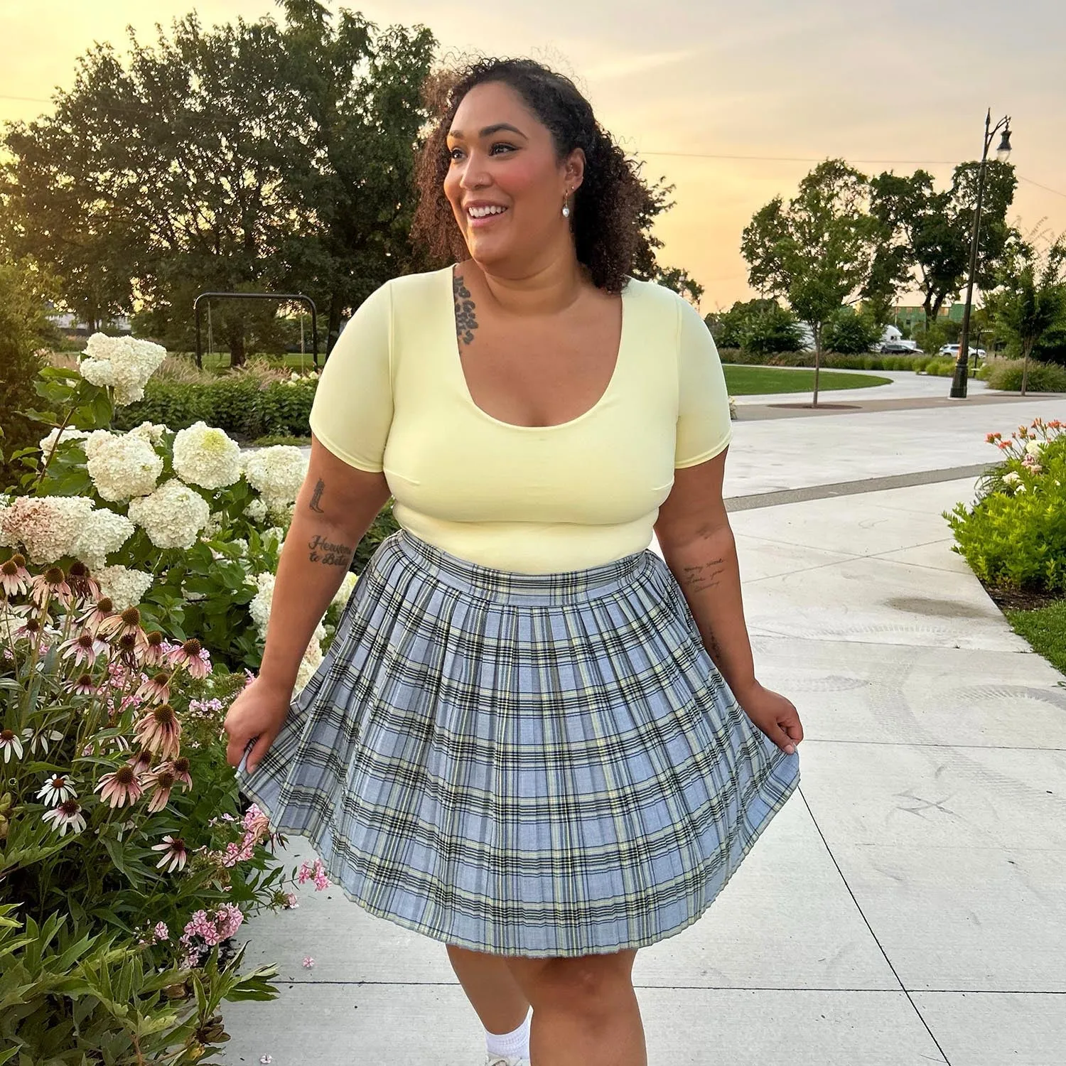 Short Sleeve Cotton Bodysuit - Butter sold by Snag Tights