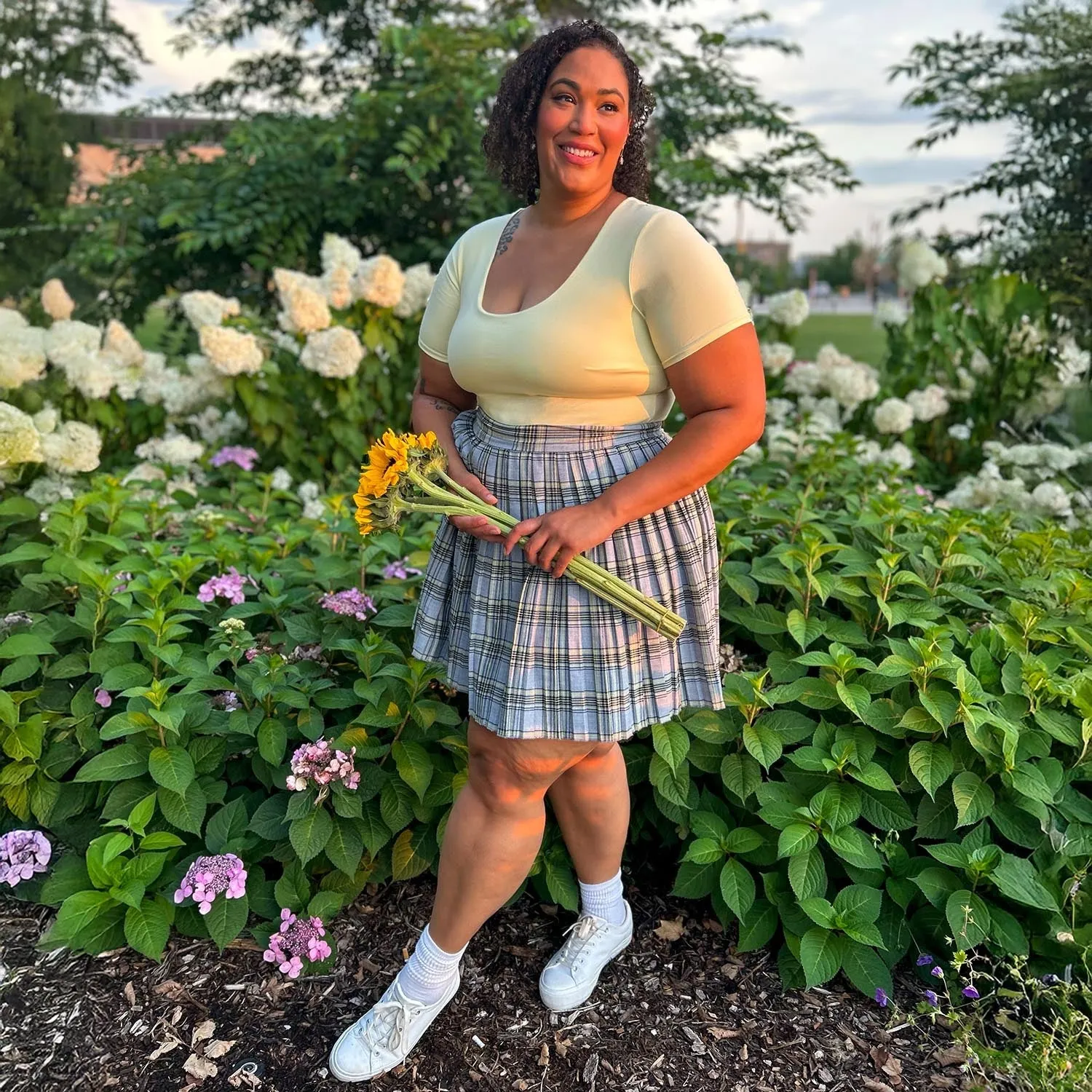 Short Sleeve Cotton Bodysuit - Butter sold by Snag Tights product image thumbnail 3