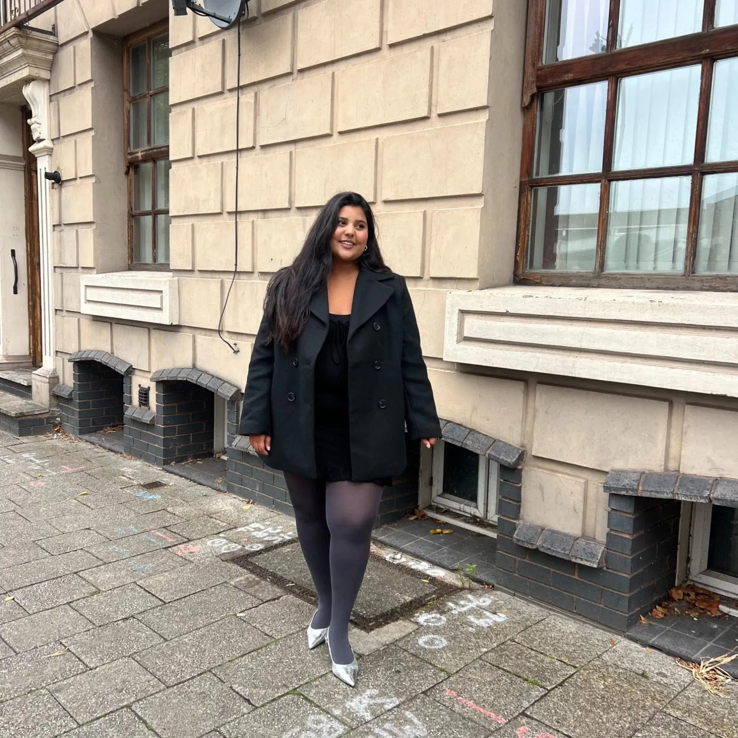 Opaque 80 Den Castor Oil Tights - Slate sold by Snag Tights product image thumbnail 3