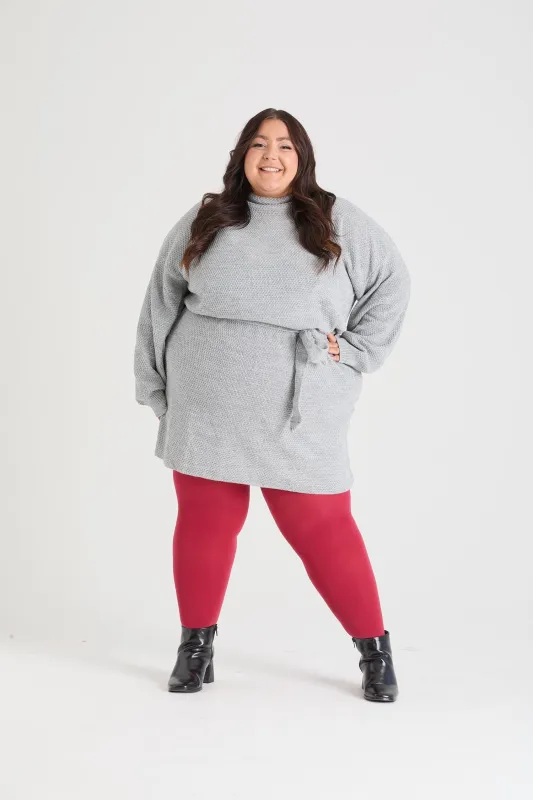 Opaque 80 Den Castor Oil Tights - Blood Red sold by Snag Tights