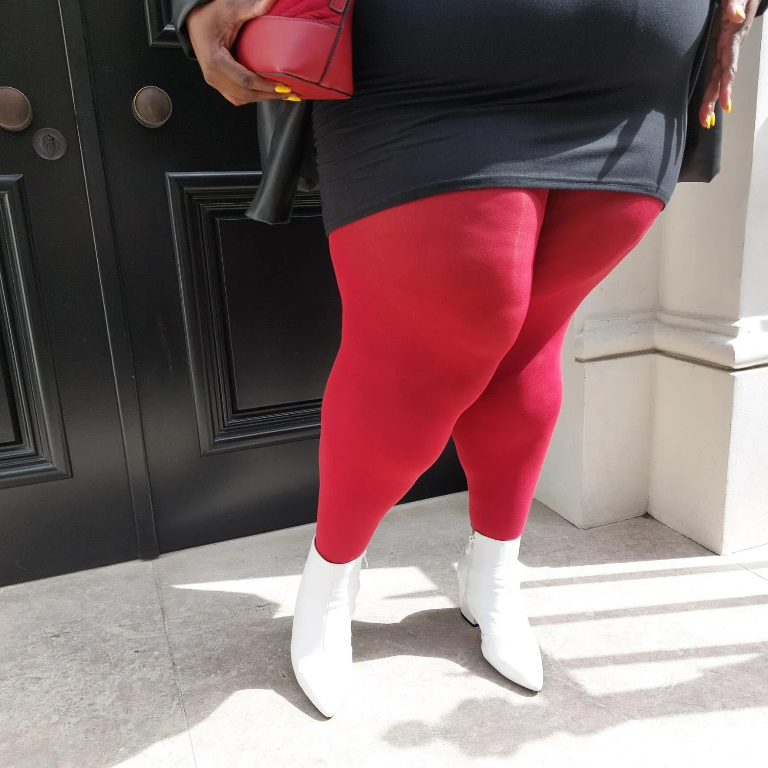 Opaque 80 Den Castor Oil Tights - Blood Red sold by Snag Tights product image thumbnail 2