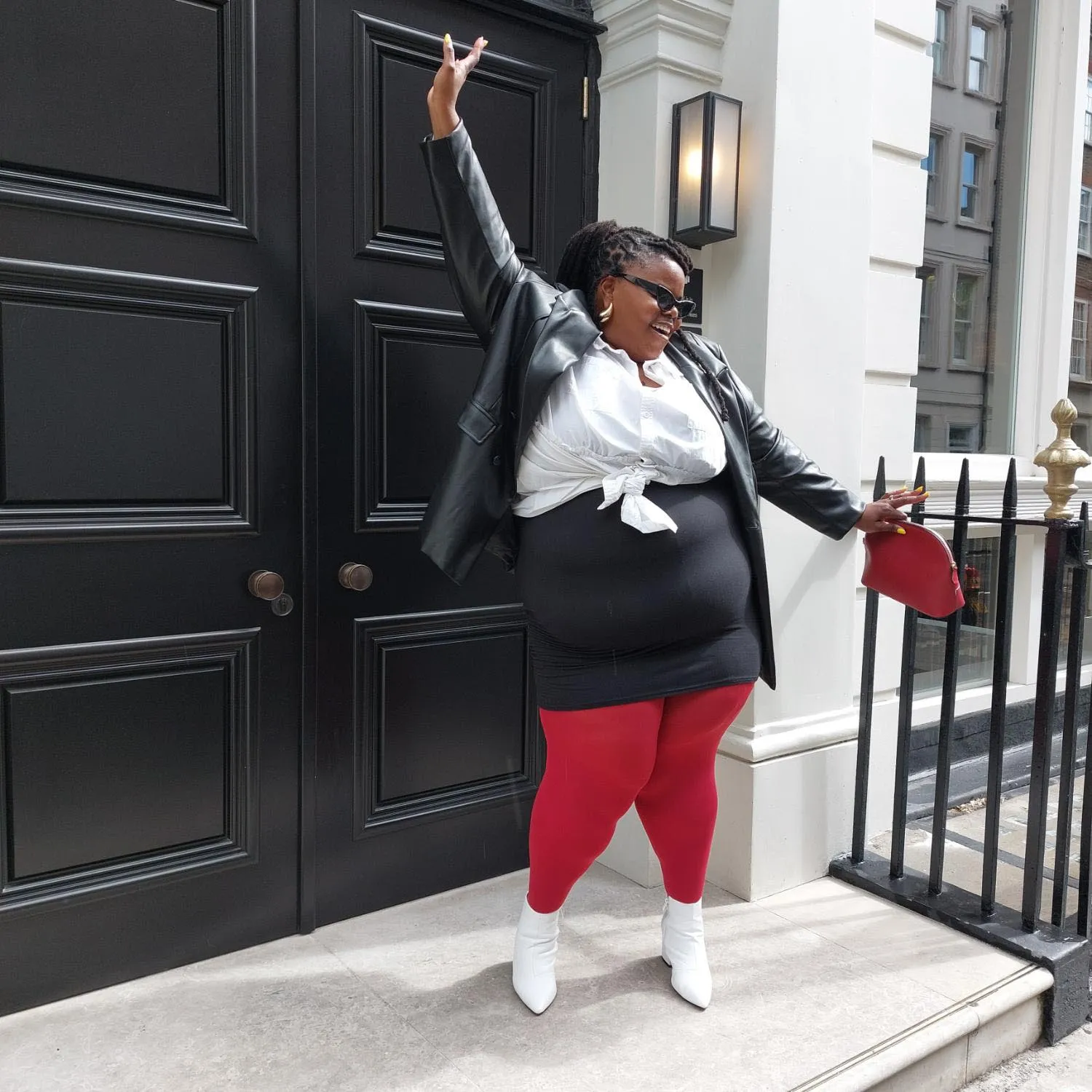 Opaque 80 Den Castor Oil Tights - Blood Red sold by Snag Tights product image thumbnail 3