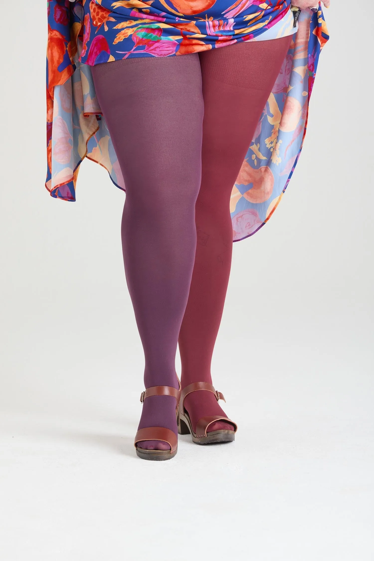 Duo Tights - Plurgundy sold by Snag Tights product image thumbnail 3