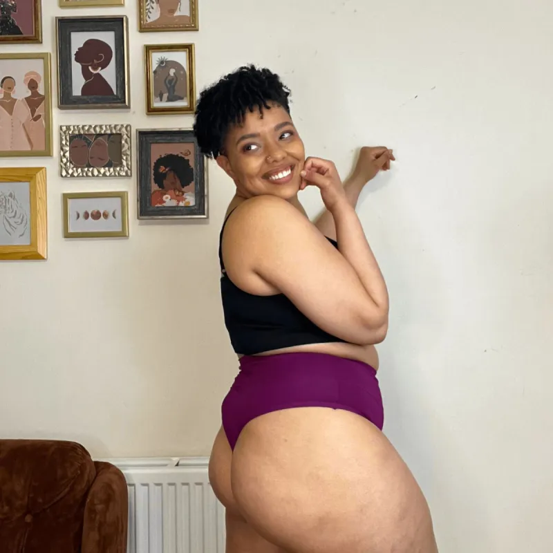 Cheeky High Leg Panties sold by Snag Tights