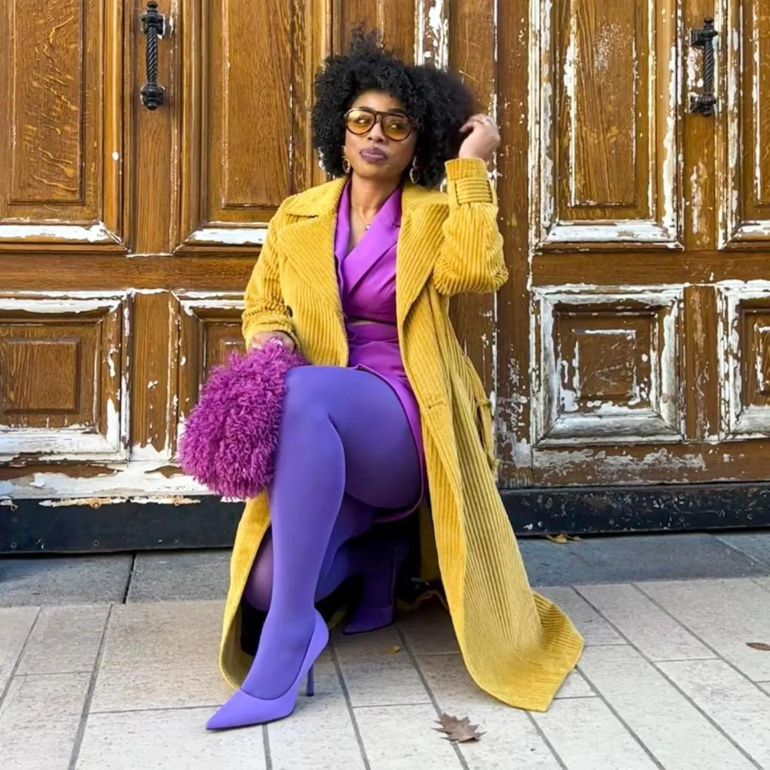 Super Opaque 120 Den Tights - Iris sold by Snag Tights