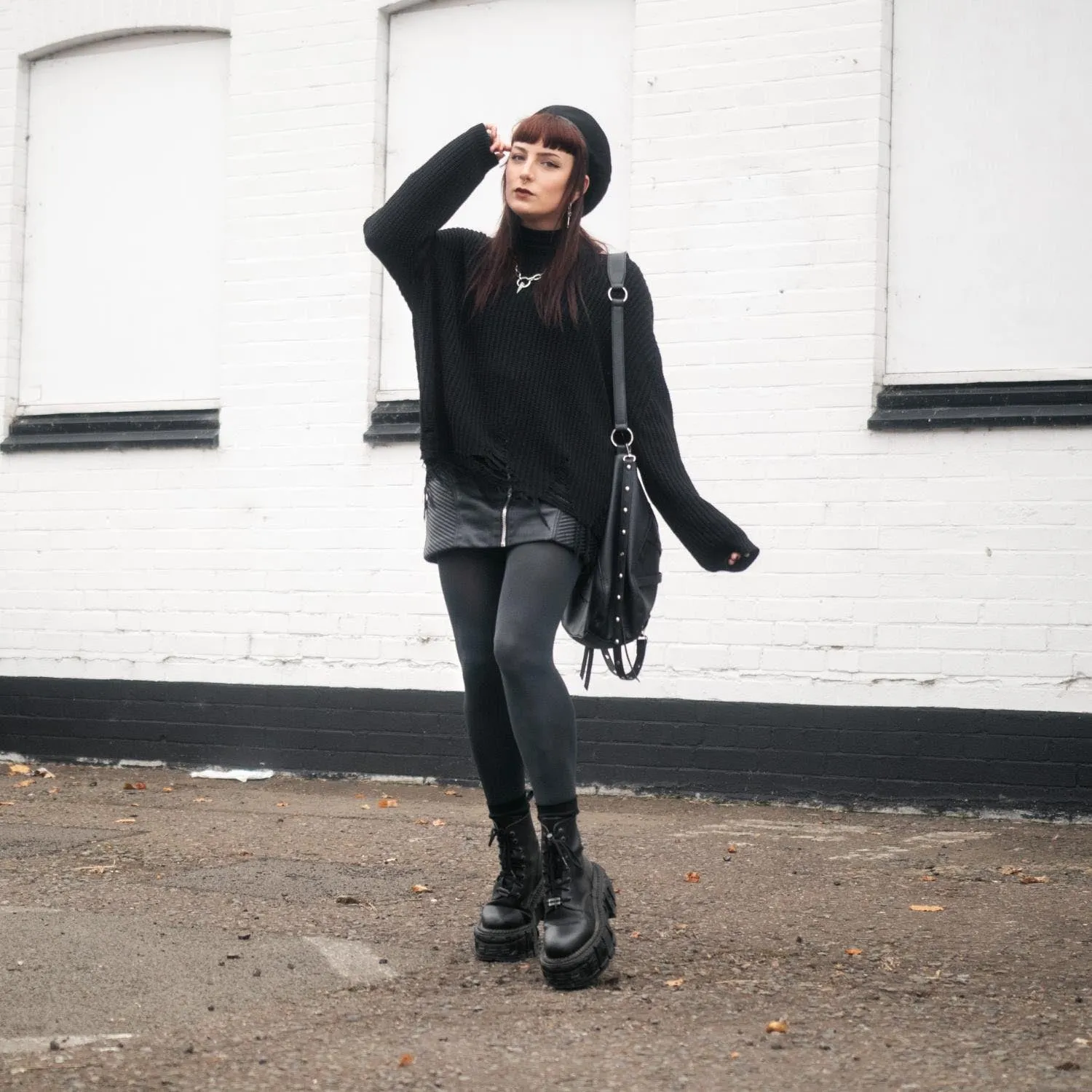 Super Opaque 120 Den Tights - Storm Cloud sold by Snag Tights product image thumbnail 4