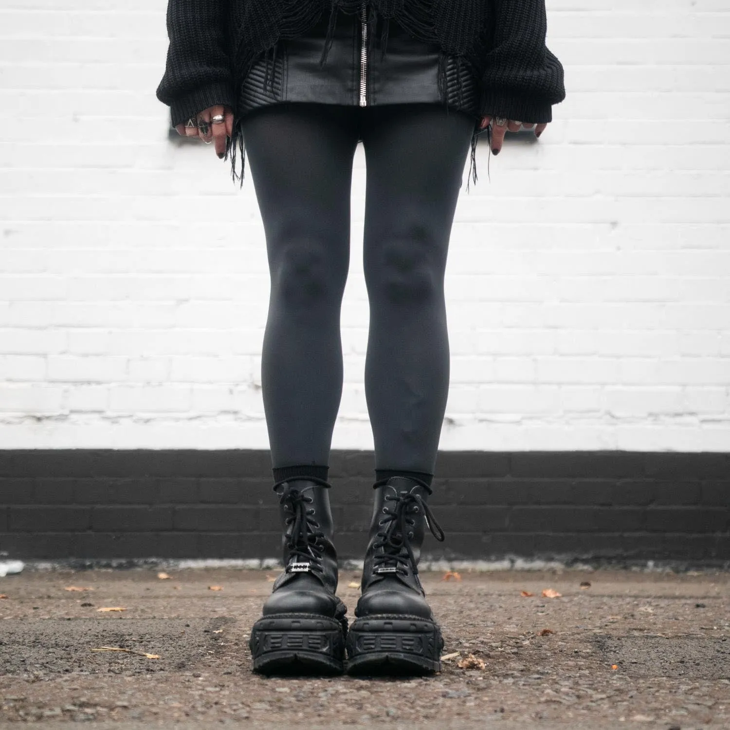 Super Opaque 120 Den Tights - Storm Cloud sold by Snag Tights product image thumbnail 2