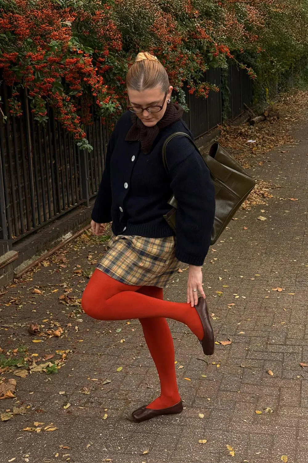 Super Opaque 120 Den Tights - Butternut sold by Snag Tights product image thumbnail 4