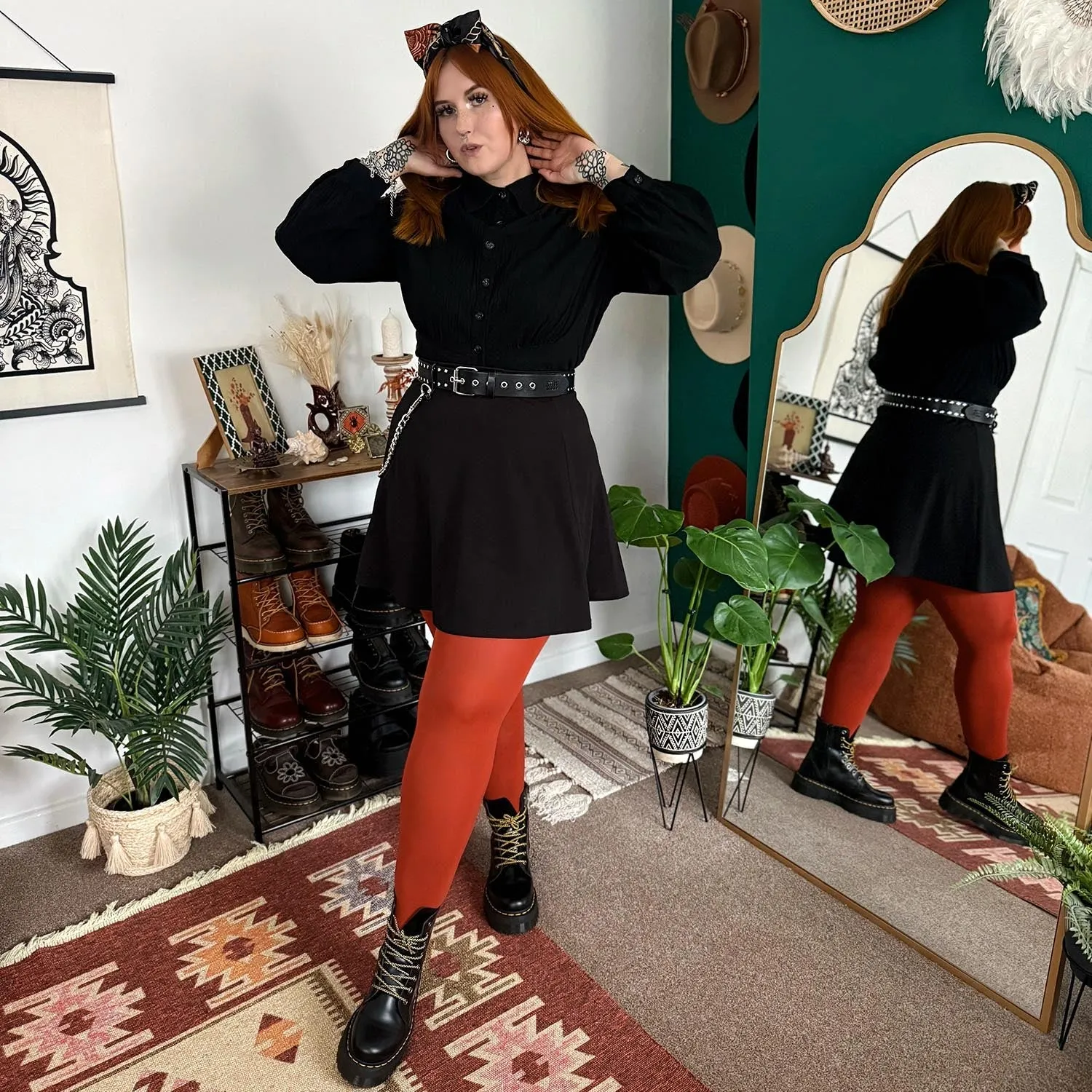 Super Opaque 120 Den Tights - Butternut sold by Snag Tights product image thumbnail 5