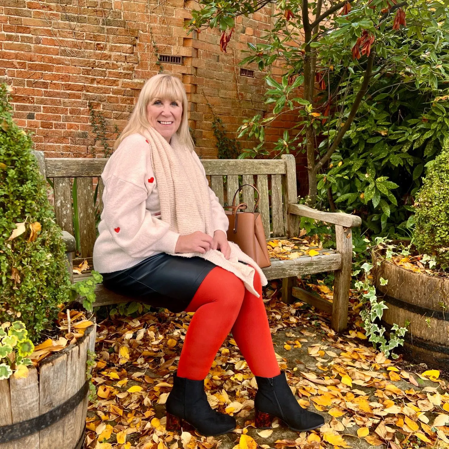 Super Opaque 120 Den Tights - Butternut sold by Snag Tights product image thumbnail 3