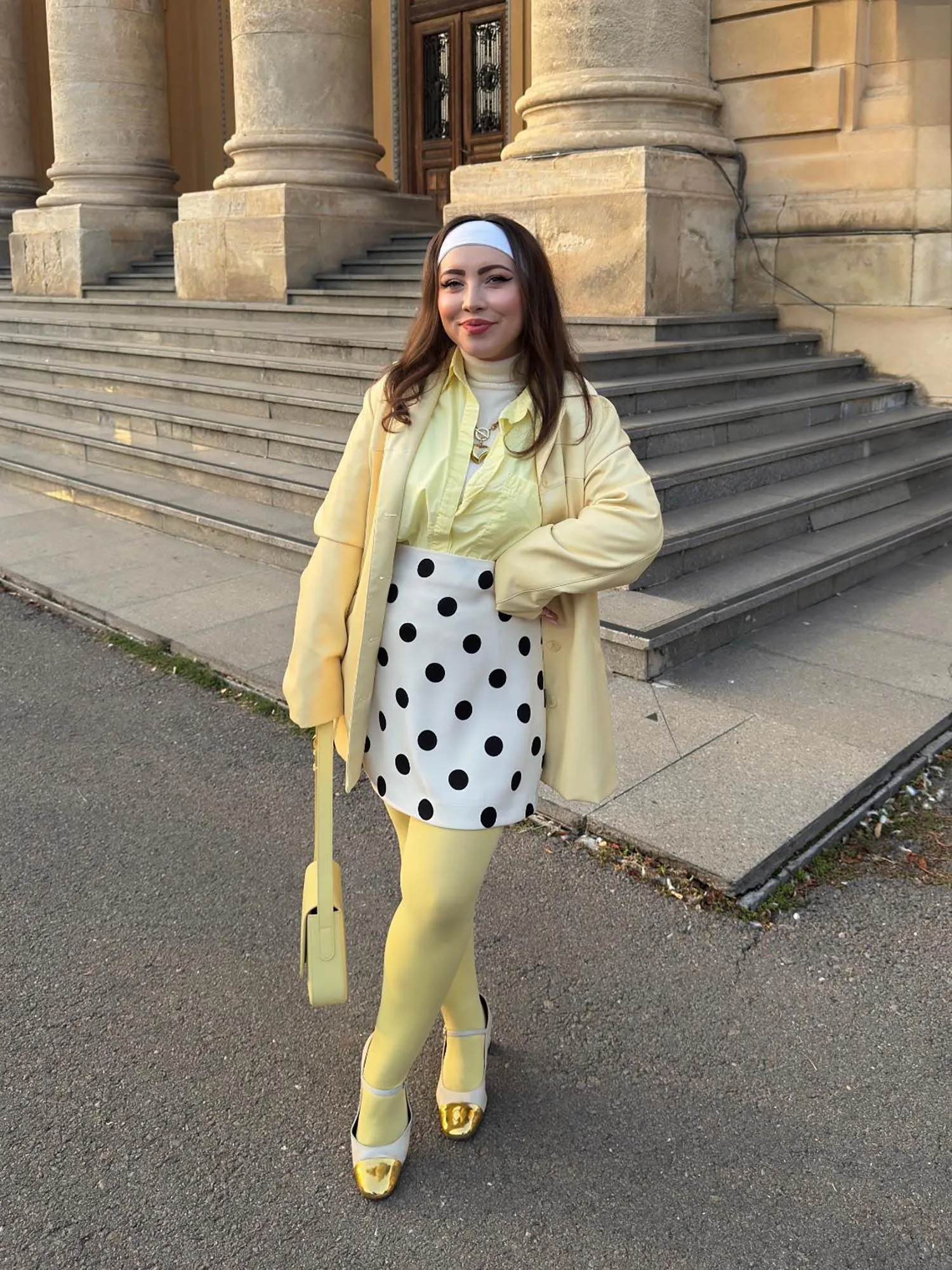 Super Opaque 120 Den Tights - Butter sold by Snag Tights product image thumbnail 2