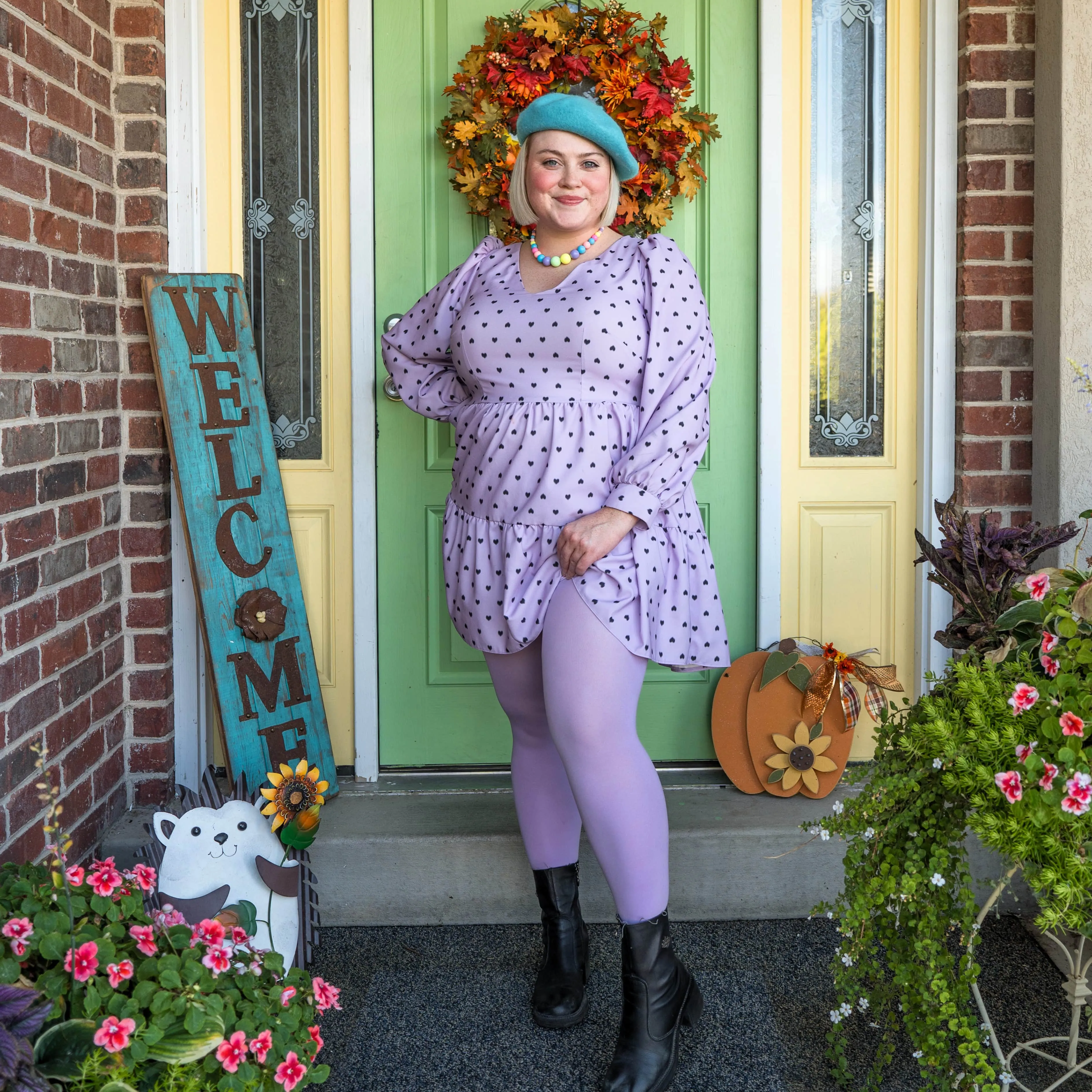 Super Opaque 120 Den Tights - Wisteria sold by Snag Tights