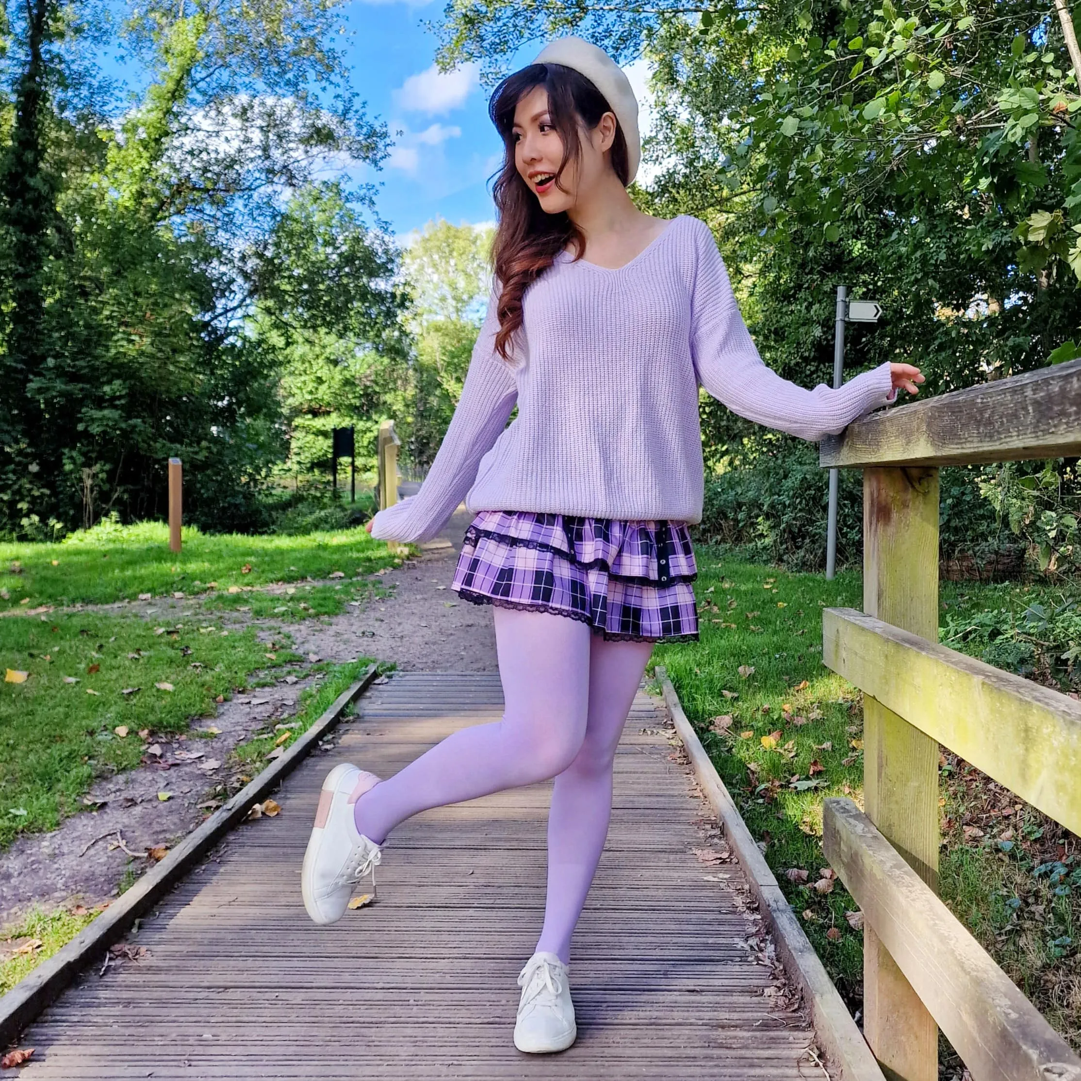 Super Opaque 120 Den Tights - Wisteria sold by Snag Tights product image thumbnail 2