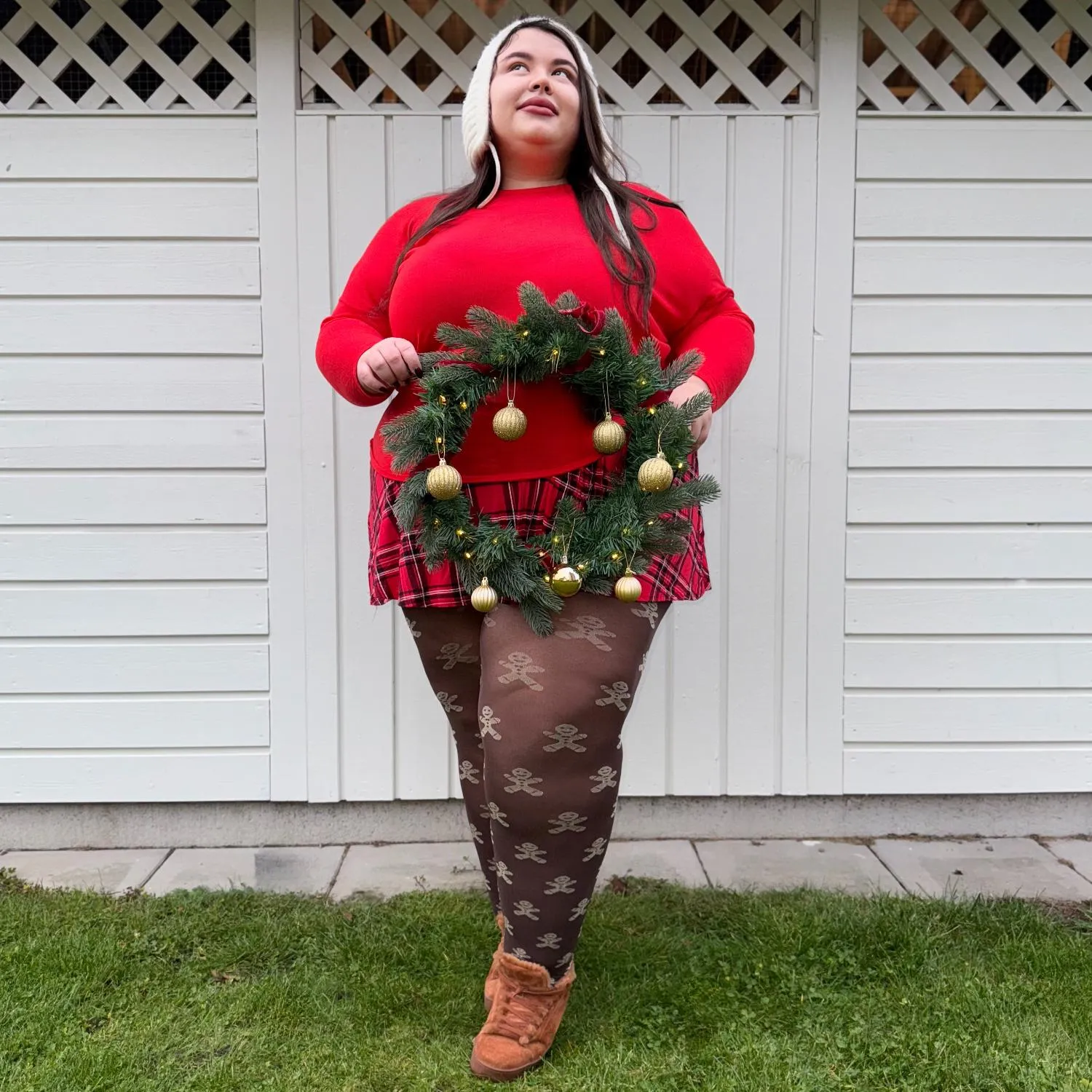 Christmas Tights - Can't Catch Me - Hot Chocolate sold by Snag Tights product image thumbnail 5