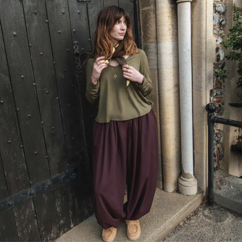 The Marsha Top - Olive sold by Snag Tights