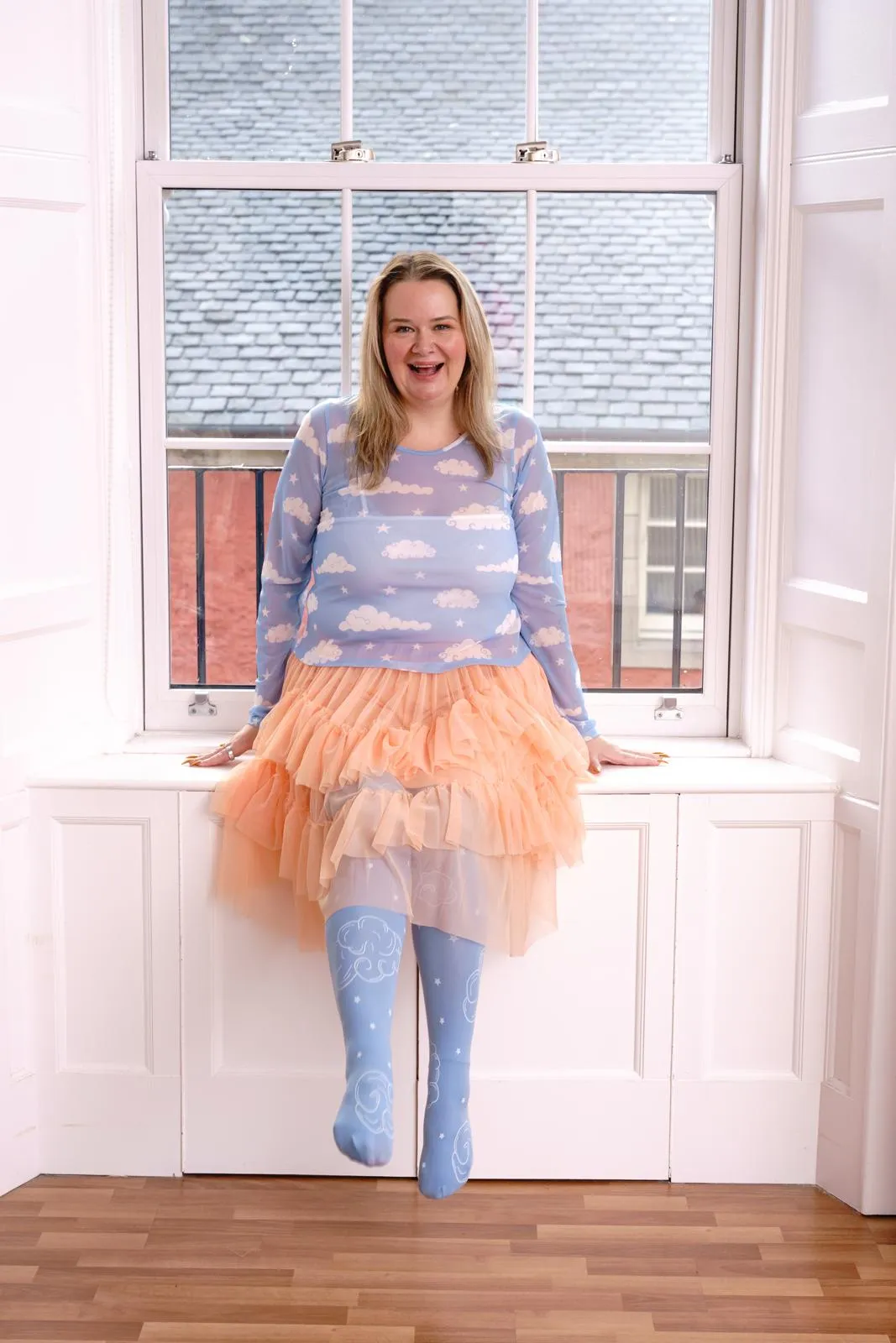 Cloud Mesh Top sold by Snag Tights product image thumbnail 3