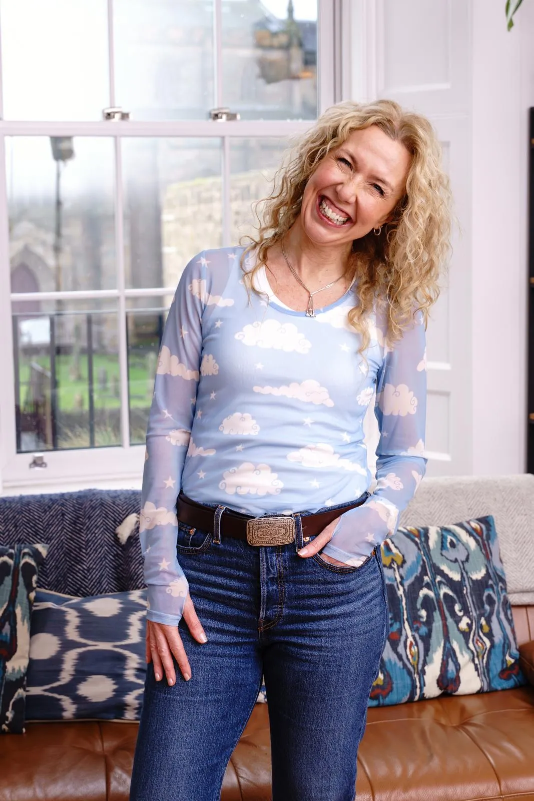 Cloud Mesh Top sold by Snag Tights product image thumbnail 2