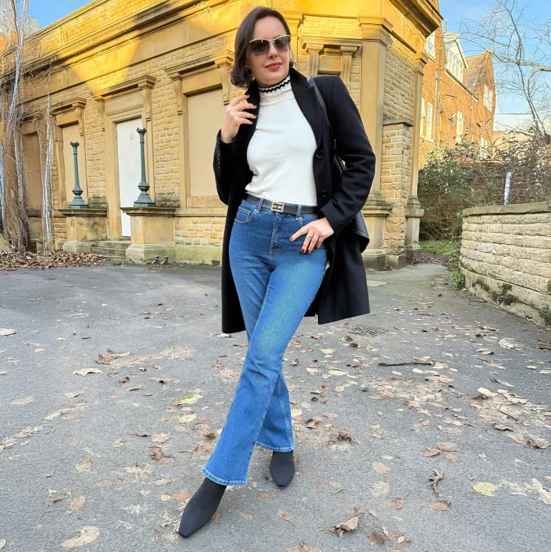 Organic Bootcut Jeans - Atlantic made by Snag Tights