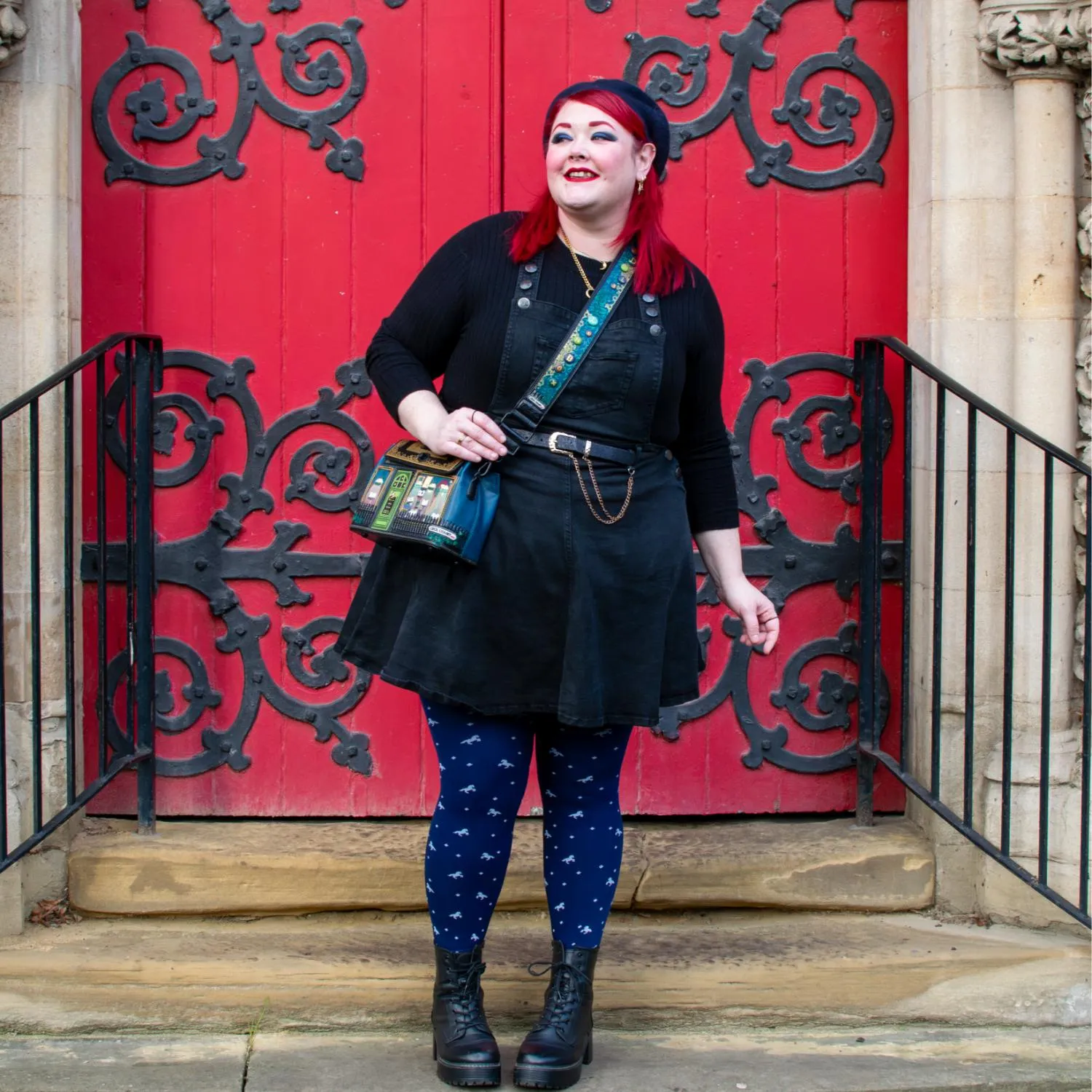 80 Denier Opaque Tights - Dinky Horses sold by Snag Tights product image thumbnail 4