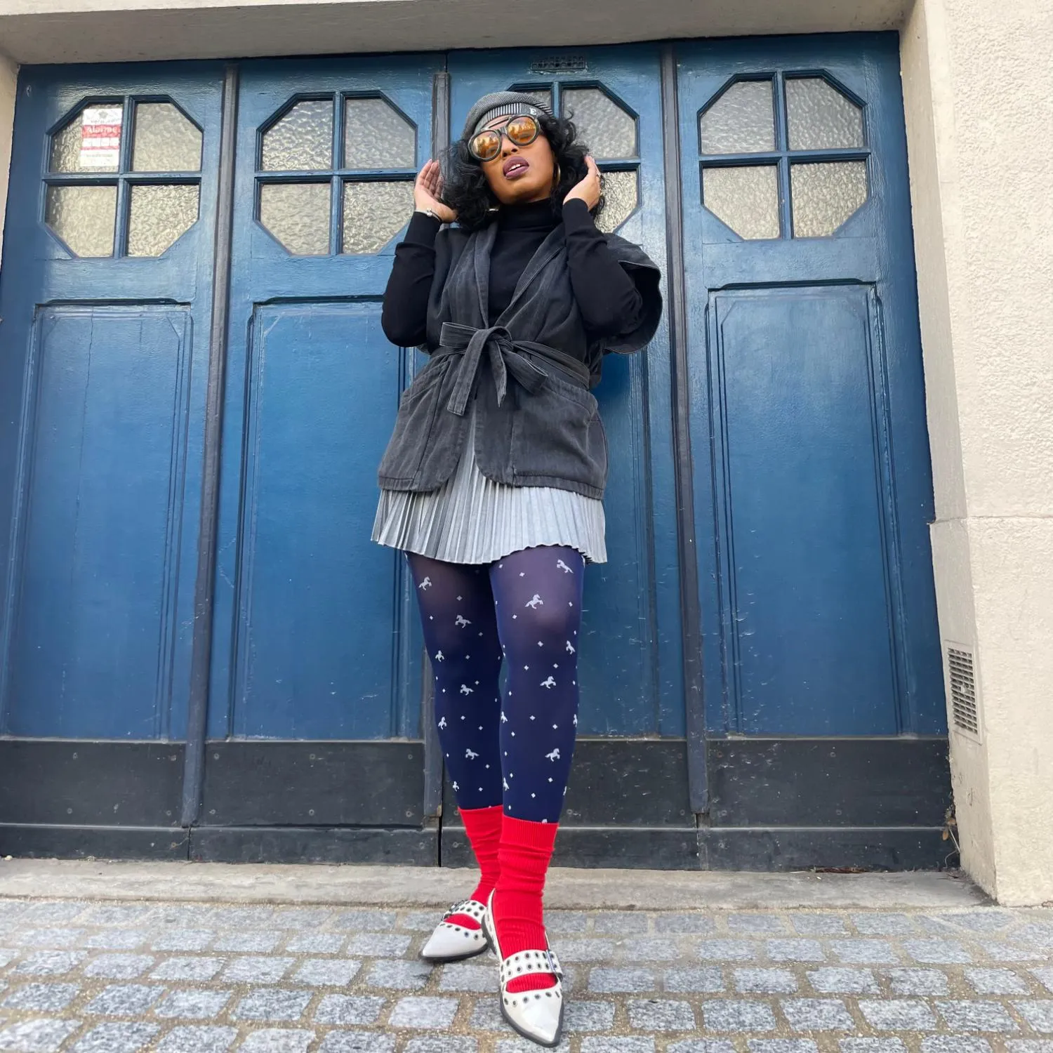 80 Denier Opaque Tights - Dinky Horses sold by Snag Tights product image thumbnail 5