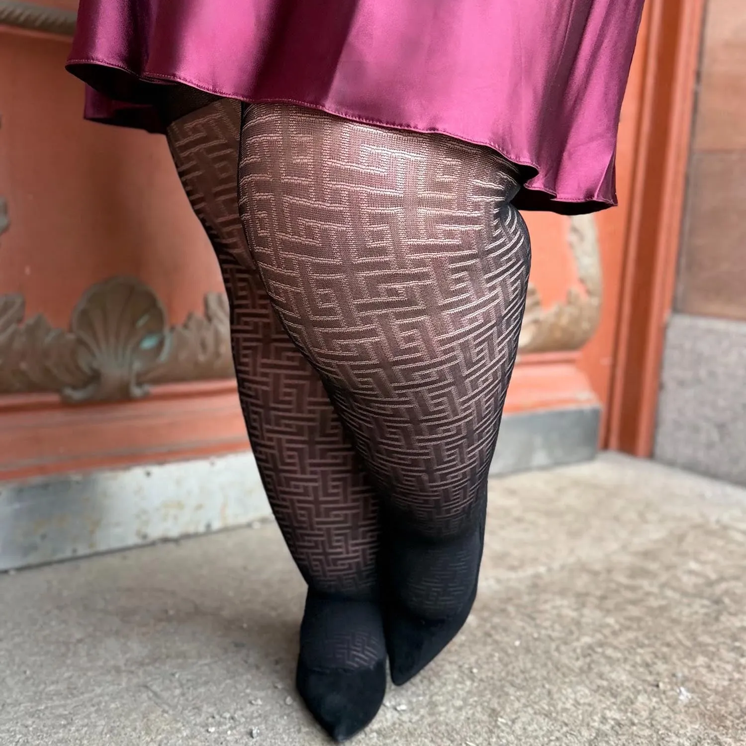 Fishnet Tights - Traditional in Black sold by Snag Tights product image thumbnail 3