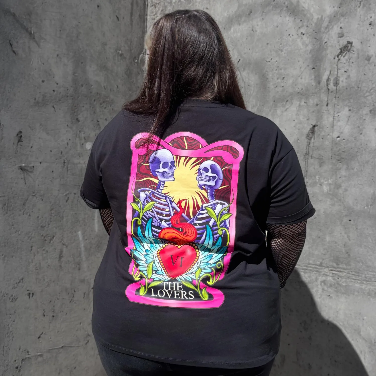 Major Arcana Unisex Tee - VI The Lovers sold by Snag Tights product image thumbnail 4